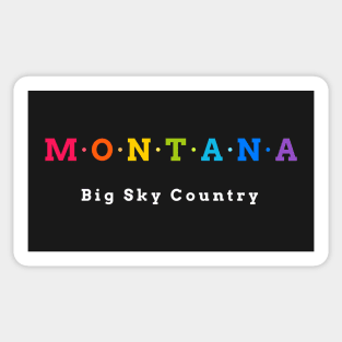 Montana, USA. Big Sky Country. Sticker